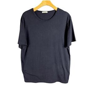 Men's Hiro Clark Dark Blue 100% Cotton Basic T-Shirt - M - Made in Canada